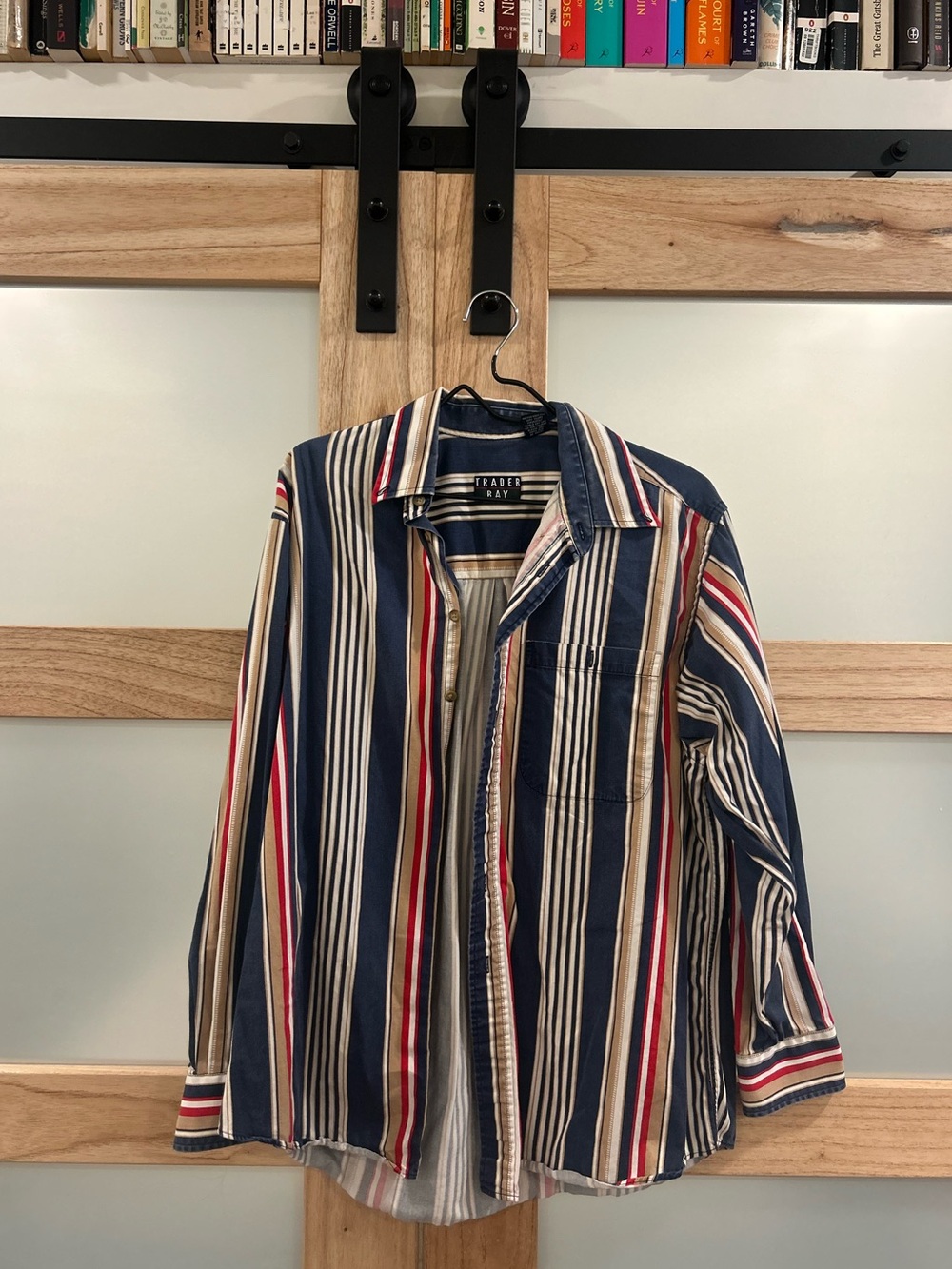 100% cotton vintage button up